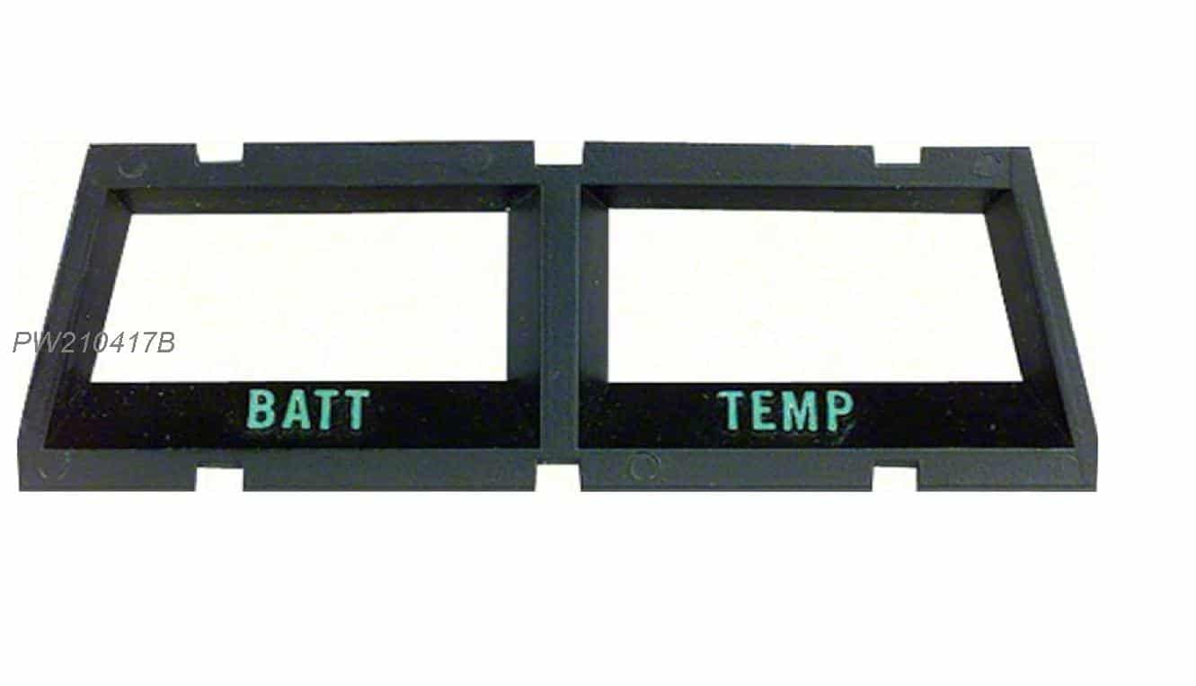 Console Gauge Bezel - Batt / Temp